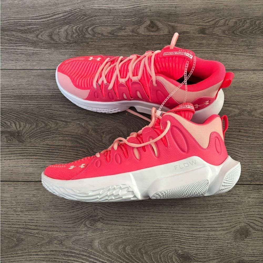 Under Armour Wmns Flow Breakthru 4 'Cassis Fresh pink shock